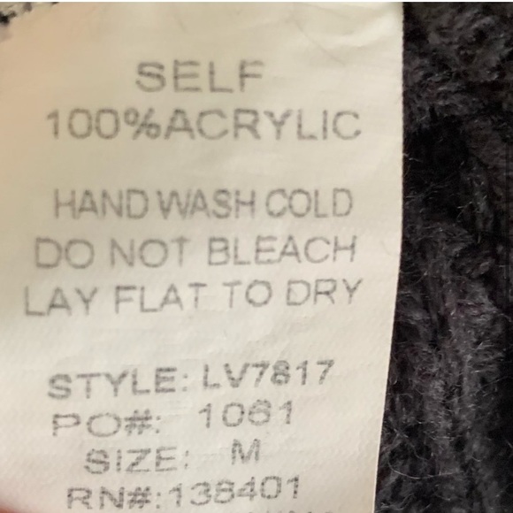 L. Love Open Front Sweater Cardigan - Picture 5 of 7